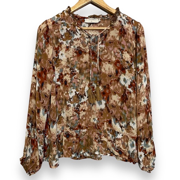 CREAM Clothing Sheer Long Sleeve Blouse - Size‎ 38 - Picture 1 of 11